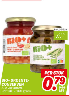  bio plus groenteconserven logische witte bonen tomatensaus gebroken sperziebonen biologisch groente conserven pot stuk 