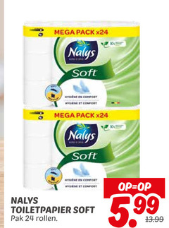  24 mega pack nalys soft comfort win toiletpapier pak rollen 5.99 