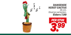 35 2020 dansende kerst cactus cm elders stuk 3.99 