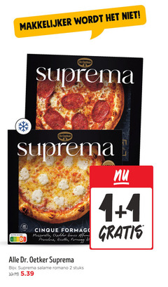  1 2 28 dr.oetker nutri score cm mozzarella cheddar bianco provolone ricotta formaggi dr. oetker salame romano stuks 