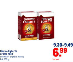  douwe egberts koffie 500 aroma rood snelfilter grove maling pak meester ester branders joure evenwichtig rond snelfiltermaling 