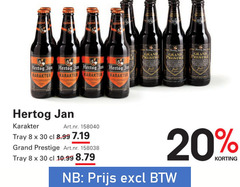  hertog jan speciaalbieren 8 20 30 karakter grand prestige tray 
