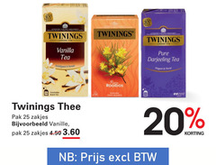  twinings thee 20 25 300 vanilla tea sweet rooibos flavoured black pak zakjes vanille darjeeling elegant floral 