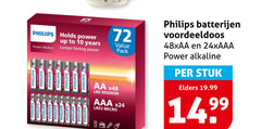  philips batterijen 10 power up to years longer lasting pack alkaline aa aaa micro voordeeldoos stuk elders 