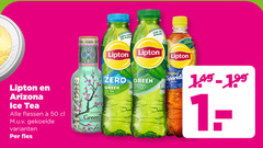  lipton ice tea 50 100 sugar arizona flessen fles original zero green 