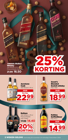 1 2 9 10 12 20 25 26 johnnie walker black label blended scotch whisky john red walkers established by double ruby store pal flessen land cask sea fles triple wood stand fast liter baileys original irish cream ted caramel kahlua coffee liqueur koffielikeur weken woensdag december 