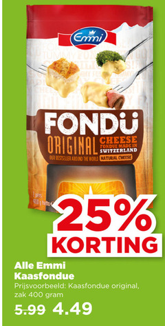  2 25 400 for fondue original cheese switzerland bestseller around world natural pers kaasfondue zak 5.99 