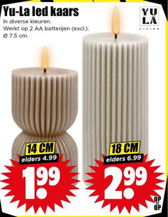  2 14 18 la led kaars kleuren aa batterijen cm l living elders 19 