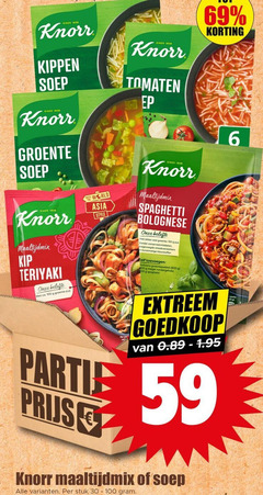  6 30 69 100 150 240 600 1830 knorr kippen soep tomaten groente maaltijdmix teriyaki belofte ca. world asia style spaghetti bolognese pp conserveermiddelen toegevoegde kunstmatige kleurstoffen italiaans rundergehakt 00 extreem stuk 