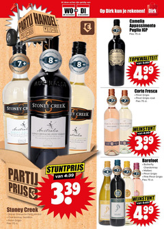  2 8 13 26 80 december rekenen camelia appassimento puglia fles party oor 7 hamersma australia stoney cr australie pinot proud to out loud creek shiraz grenache petit walk hand wine semillon australian land 5.99 4 99 grigio rosee barefoot butterfly chardonnay malbec pink gold medal butter california old points 