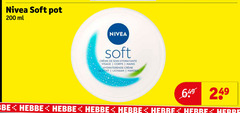  200 nivea soft pot ml hydratante visage corps mains hydraterende gezicht lichaam handen bbe hebbe 
