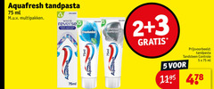  2 3 5 aquafresh tandpasta ml multipakken white reverse lasting whitening freshmint tandsteen controle 75ml 