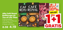  tea of life cafe royal koffiecups thee 1 2 10 mcafee caramel flavour dozen stuks roya taste switzerland flavoured coffee verhaal lavendel valeriaan 