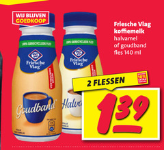  2 10 140 gerecycled friesche vlag goudband halva koffiemelk halvamel fles ml flessen 