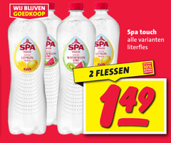  spa en fruit fruitdrank 2 10 lemon torch touch flessen 