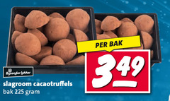  225 bijzonder slagroom cacaotruffels bak 