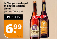  la trappe speciaalbieren trappen quadrupel limited edition blond geschenkfles fles 6 99 liter trappist b 