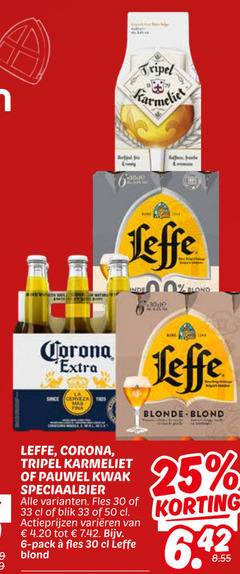  karmeliet corona leffe speciaalbieren blikjes bier 6 25 30 33 50 tripel fi fraiche blond since cerveza blonde pauwel kwak speciaalbier fles blik varieeren pack 