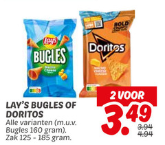  lays doritos zoutjes chips 2 160 bugles cheese zak bold nacho 