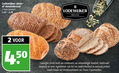  2 lodewijker vloer desembrood broden brood combinatie ambachtelijke traditionele receptuur verse onderscheidend binnen supermarkten 