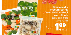  400 wortel bloemkool broccoli broccoliroosjes mix zak kilo 