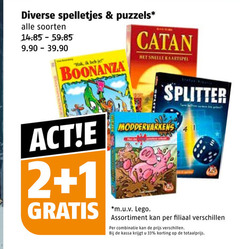  1 2 33 spelletjes puzzels soorten hak boonanza catan kaartspel splitter m.u.v lego assortiment filiaal combinatie kassa 