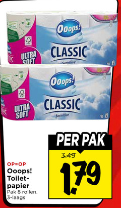  3 8 ultra soft classic sensitive toilet papier pak rollen 