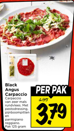 klik op dit plaatje voor een vergroting en voor vergelijkbare aanbiedingen gerelateerd aan
black angus carpaccio rundvlees pestodressing pijnboompitten parmigiano reggiano pak black angus carpaccio rundvlees pestodressing pijnboompitten parmigiano reggiano pak