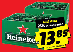  heineken krat bier 2 25 stuks stuk kratten 