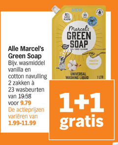  1 2 23 100 green soap wasmiddel vanilla cotton navulling zakken wasbeurten varieeren less plastic new regan feel good cleaning universal washing liquid 