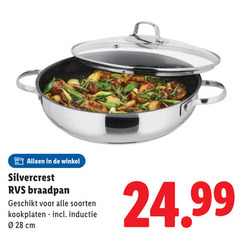  28 silvercrest rvs braadpan soorten kookplaten inductie cm 