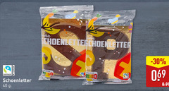  chocoladeletter 40 fairtrade cocoa schoenletter lade nutri score 