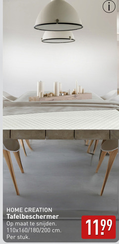  180 200 home creation tafelbeschermer maat snijden cm stuk 