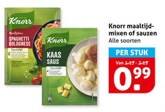  knorr maaltijdmix spaghetti bolognese belofte personen kaas saus maaltijd mixen sauzen soorten stuk 