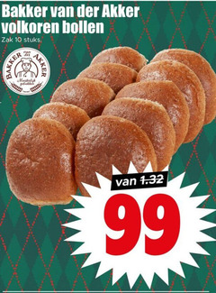  bolletjes 10 99 bakker der volkoren bollen zak stuks meesterlijk 