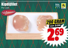  200 kipdijfilet pak vleeschmeesters beter leven 2 69 