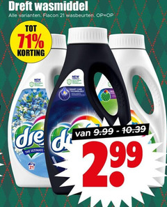  dreft wasmiddel flacon wasbeurten new technology formula with fibers smart care ultimate 