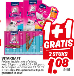  1 2 15 18 90 vitakraft liquid stick creation sauce sticks kuip varieeren kip groenten saus stuks 