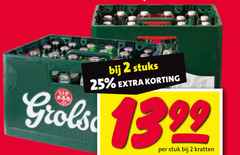  grolsch krat bier 2 25 stuks stuk kratten 
