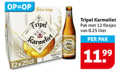 karmeliet speciaalbieren 12 16 belge tripel verfijnd fris romig pak 0.25 liter 