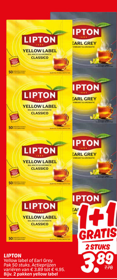 klik op dit plaatje voor een vergroting en voor vergelijkbare aanbiedingen gerelateerd aan
lipton thee 1 2 50 yellow label balanced aromatic classico earl grey vibrant leave co tack med black developed pak stuks varieeren pakken lipton thee 1 2 50 yellow label balanced aromatic classico earl grey vibrant leave co tack med black developed pak stuks varieeren pakken