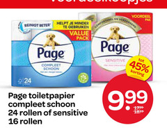  16 24 45 reinigt beter minder gebruiken page schoon pack sensitive pak toiletpapier rollen 