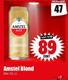  amstel speciaalbieren 50 1870 nummer bier licht blond cent blik 