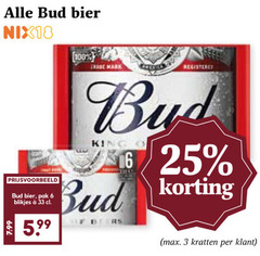 klik op dit plaatje voor een vergroting en voor vergelijkbare aanbiedingen gerelateerd aan
bud blikjes bier krat 3 6 16 25 33 100 nix18 pak 5.99 trade king kratten bud blikjes bier krat 3 6 16 25 33 100 nix18 pak 5.99 trade king kratten