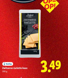  200 zwitserse raclette koeling kaas 