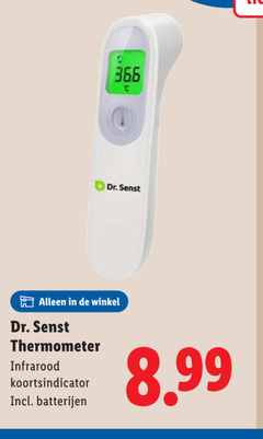  dr dr. thermometer infrarood batterijen 