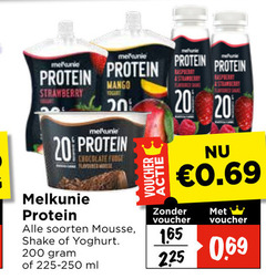  20 200 protein strawberry mango fe melkunie soorten mousse shake yoghurt ml voucher raspberry 