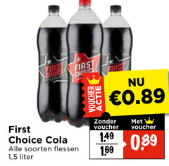 klik op dit plaatje voor een vergroting en voor vergelijkbare aanbiedingen gerelateerd aan
choice cola voucher soorten flessen 1 5 liter choice cola voucher soorten flessen 1 5 liter