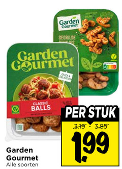  garden gourmet gegrilde quick classic balls soorten stuk 