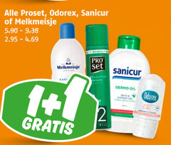  1 2 m1712 proset odorex sanicur melkmeisje pro dermo oil bath 